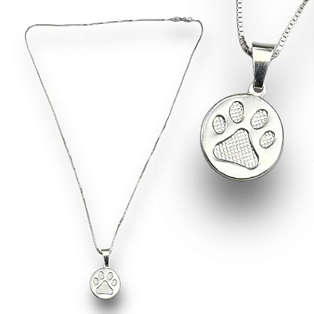 Pingente Prata 925 Pata Pet