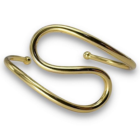 Bracelete Semijoias Liso Orgânico