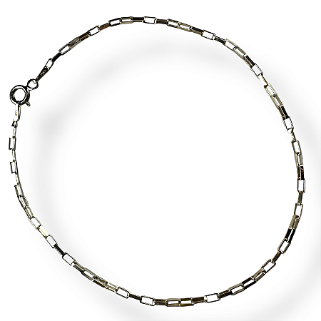 Pulseira Prata 925 Elo Tijolinho