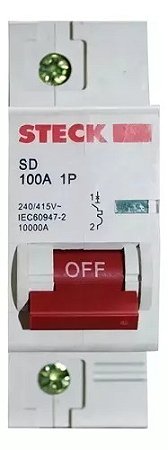 Disjuntor automático Steck SDD1C100