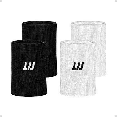 Kit 2 Pares Munhequeira Perforance Pulse