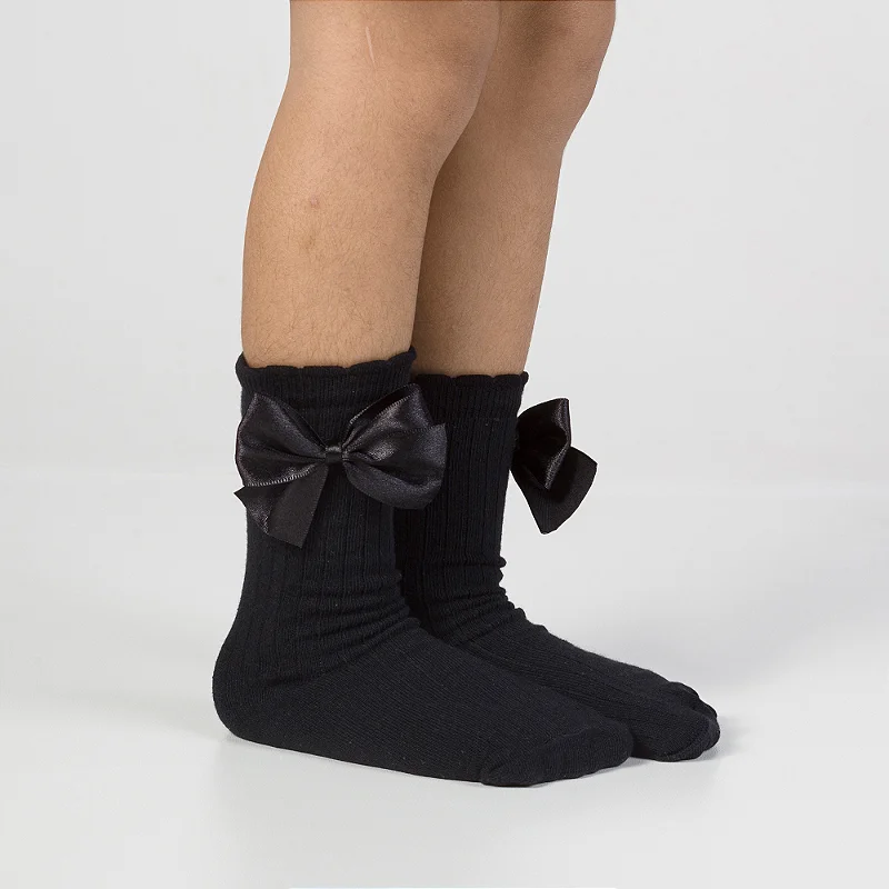 Meia Fun Socks Cano Alto com Laço