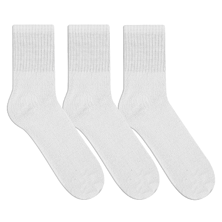 Kit Meia Sport Cano Médio Atoalhada 0822