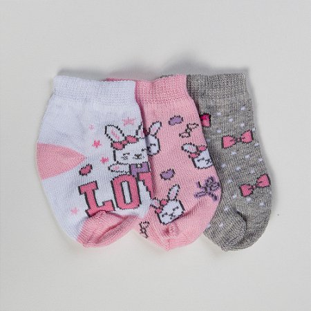 Kit Meia Bebê Fun Socks