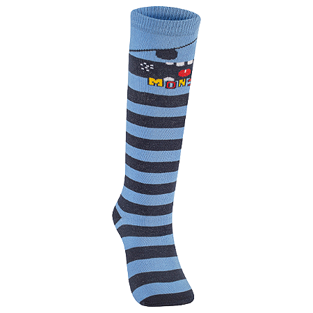 Meia Fun Socks Cano Alto para Meninos 0381/0382/0383/0384