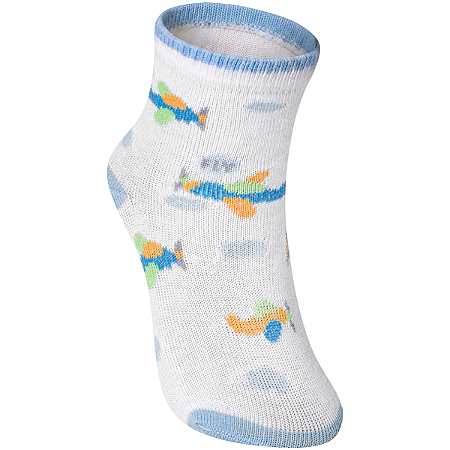 Meia Bebê Cano Baixo Menino 0200/0250