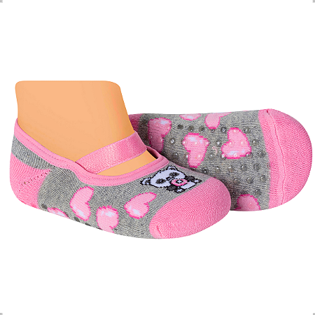 Meia Sapatilha Infantil Menina 0178/0179