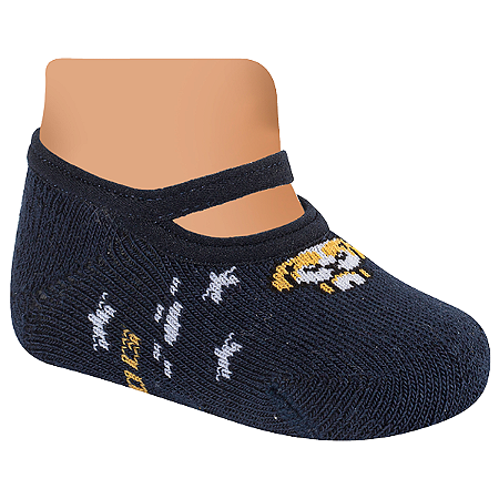 Sapatilha Bebê Atoalhada com Alça 0176/0177