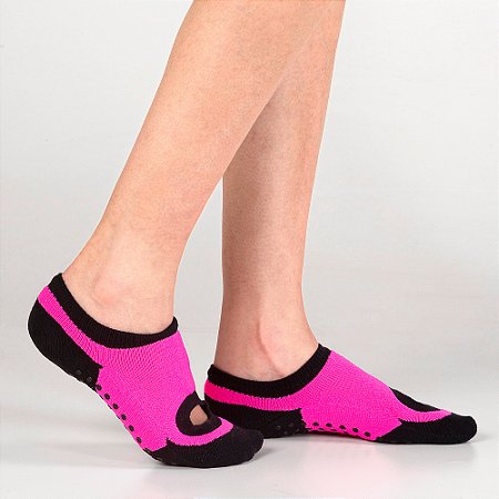 Meia Sapatilha Pilates Fitness Antiderrapante Feminina 0181