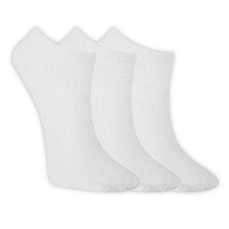 Kit 3 Pares Meia Invisível Atoalhada Esportiva 0738/0739