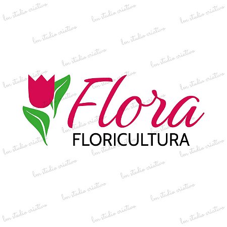 Logomarca Flora Floricultura