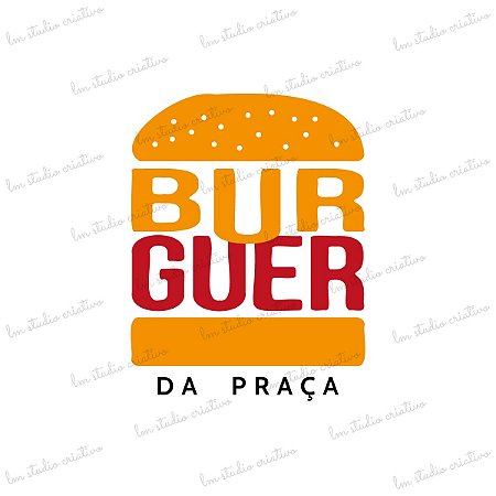 Logomarca Burguer da Praça