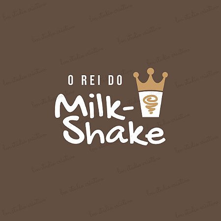 Logomarca O Rei do Milk Shake