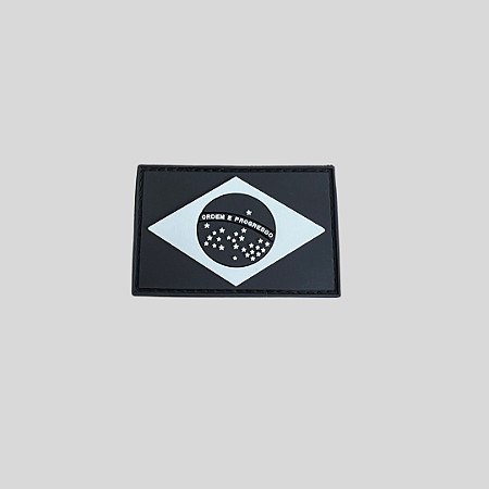Patch Bandeira do Brasil P/B