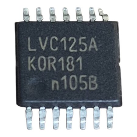 Kit com 50 peças Circuito Integrado 74lvc125apw Smd Tssop-14 Philips