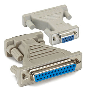 Adaptador SERIAL DB9 FEMEA PARA DB25 FEMEA