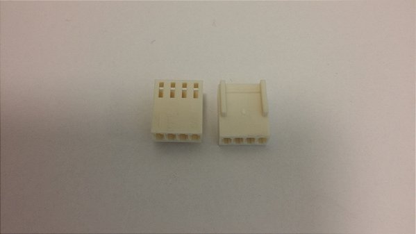 ALOJAMENTO MOLEX 5051-4  FEMEA (PACOTE C/50 PÇS)