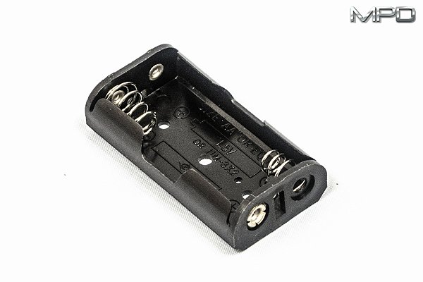 BC2AAL 2 suporte de Bateria AA com terminais de solda