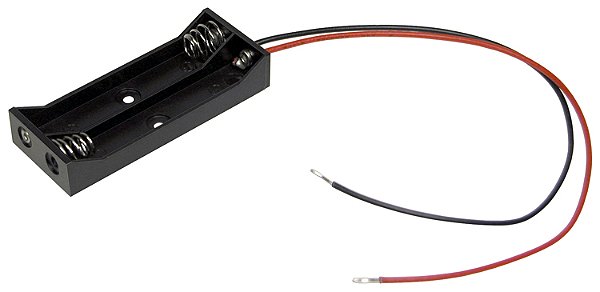BE-2AAAA-W 2 suporte de Bateria AAAA com fios Altura acima do PCB: 8,50 mm