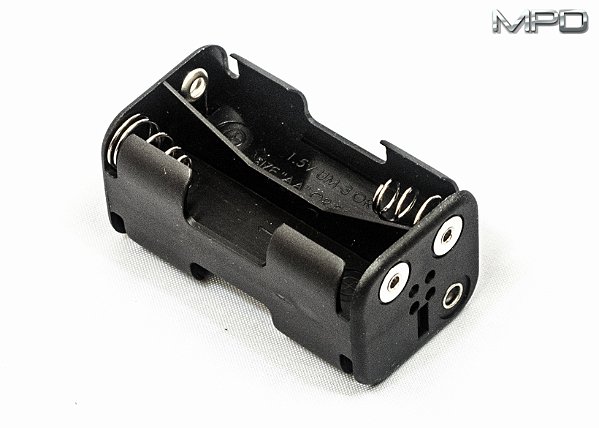 BH24AAB 4 suporte de Bateria AA com Placas de colisão