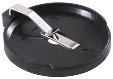BH3000 Suporte CR3032 com pinos de PC Também aceita: BR3032 Também pode caber outras células menores Altura acima do PCB: 4,32 mm