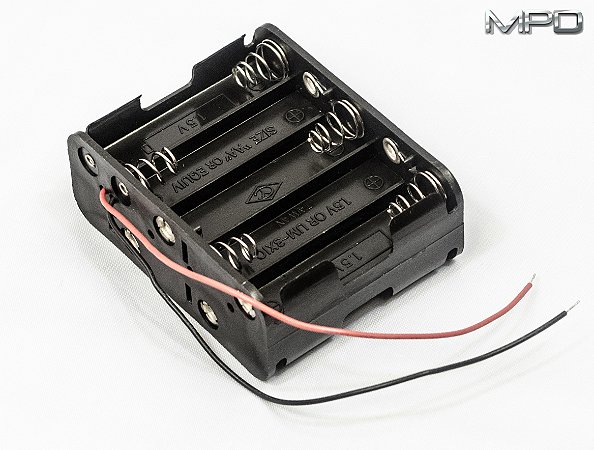 BH310AAW 10 suporte de Bateria AA com fios de arame