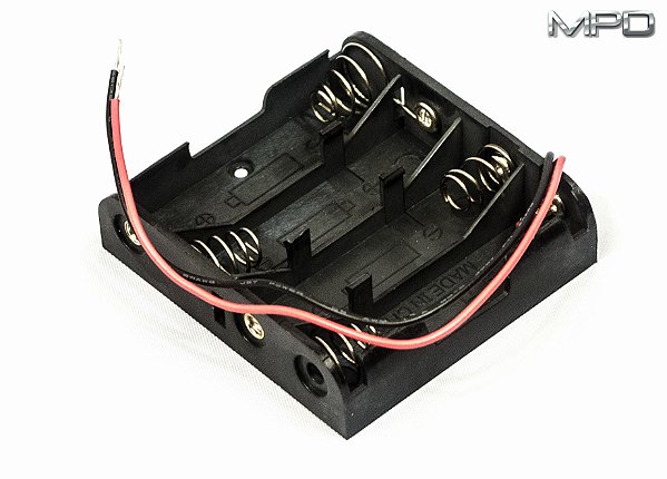 BH4AAW	 4 suporte de Bateria AA com fios Altura acima do PCB: 16,00 mm
