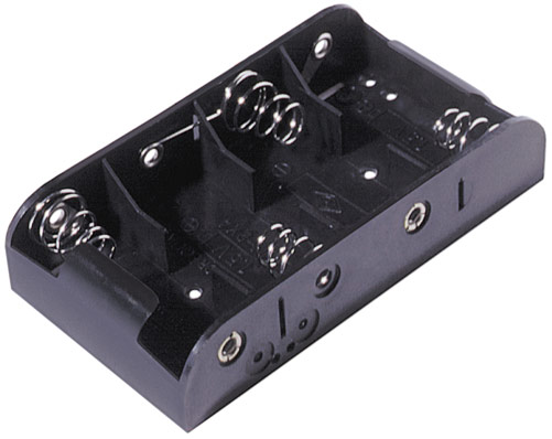 BH4CL Suporte para Bateria de 4 C com terminais de solda Altura acima do PCB: 22,48 mm