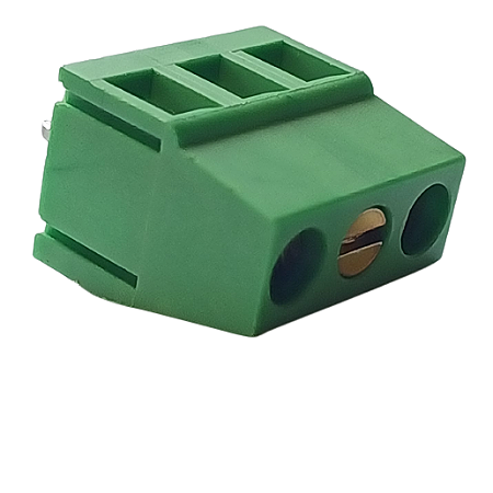Borne KRE 3 vias verde  WJ128-03P 5.0MM 180°C 15mm
