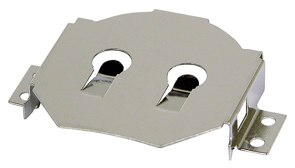 BRX1-2450-SM Retentor CR2450 Também aceita: BR2450 Altura acima do PCB: 5,90 mm Processo de solda sem chumbo compatível