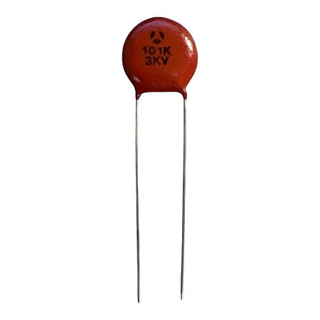 Kit com 10 Capacitor Cerâmico Disco 180pf/3kv 20mm