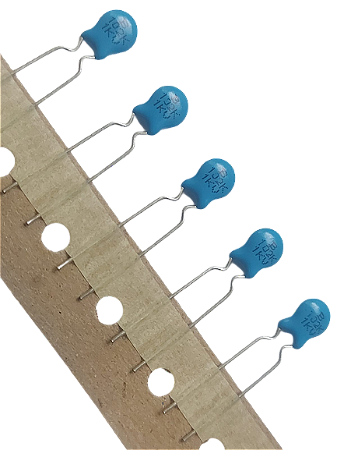 Capacitor Cerâmico Disco 1NF/1KV 10% Y5P 5,0MM FITADO CAPTOP