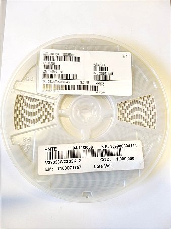 Capacitor Cerâmico SMD 1812 3,3UF/50V X7R 10% C4532X7R1H335KT BOBINA C/1000