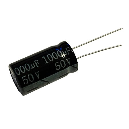 Capacitor Eletrolítico 1000UF/50V 105°C 13X25mm