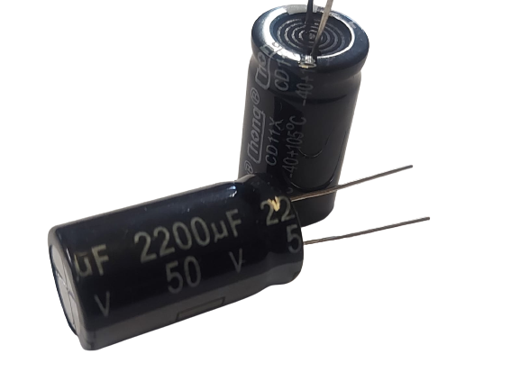 Capacitor Eletrolítico 2200UF/50V 16X30MM 105° P:7,5mm CHONG