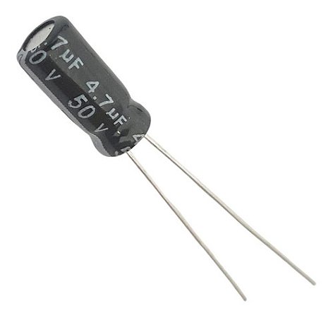 Capacitor Eletrolítico 4,7UF/50V 85°C 5X11MM P:5,00MM FITADO SAMYOUNG