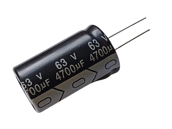 Capacitor Eletrolítico 4700UF/63V 25X42MM 105°C 20% FIO KETUO