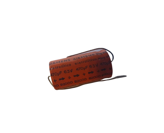 Capacitor Eletrolítico AXIAL 470UF/63V 18X35mm SIEMENS