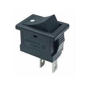 Chave Gangorra KCD1-101 Pulsante NF Preta - cod: 5949