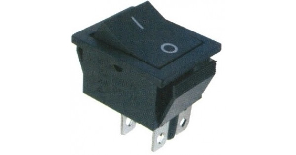 Chave Gangorra KCD4-201C PRETA COM MARCAÇÃO L-D