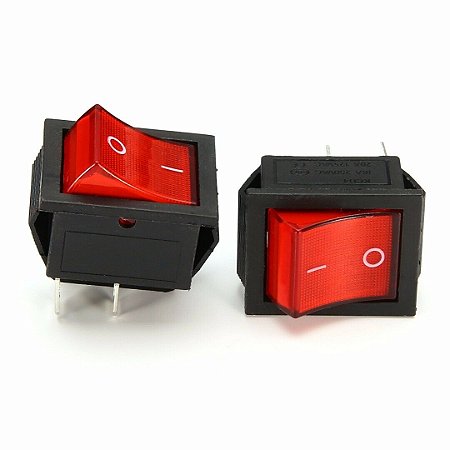 Chave Gangorra Kcd4-201n 4t Red 16a/20a 250v