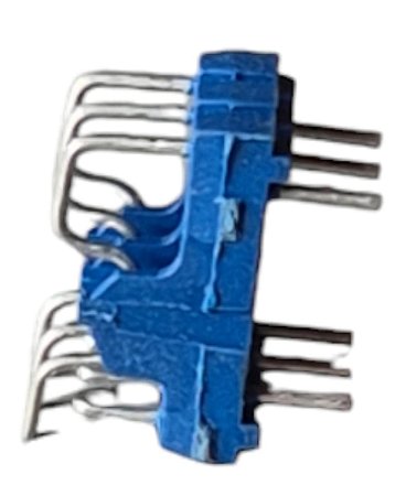 Chave Interruptora Dip Spst 3 Posicoes Pcb Azul Alcoswitch 1-1393546-3