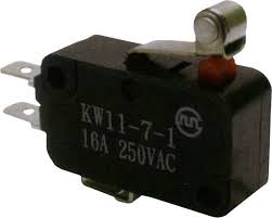 Chave Micro Switch KW11-7-1 COM ROLDANA HASTE 14MM