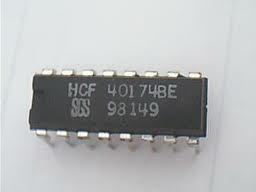 Circuito Integrado HCF40174BE  (DIP)  SGS - 5617
