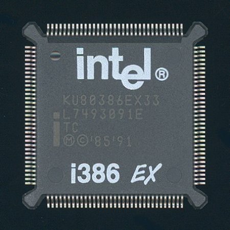 Circuito Integrado KU80386EX33 (L7193903E PQFP-132) INTEL