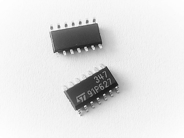Circuito Integrado LF347DT SMD SO-14 4MHZ 16V JFET ST