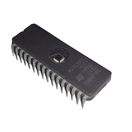 Circuito Integrado Eprom M27c1001-12f1 Dip-32