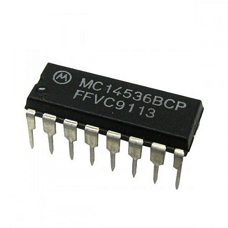 Circuito Integrado MC14536BCP  (DIP-16) CD4536 MOTOROLA