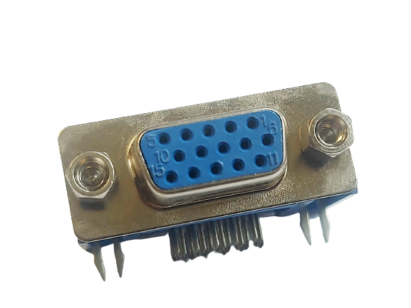 Conector DB15 FEMEA 90°C PARA Placa GCT-1038-15F