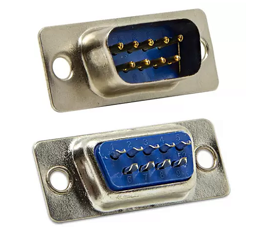 Conector DB9 MACHO 180Gº SOLDA FIO